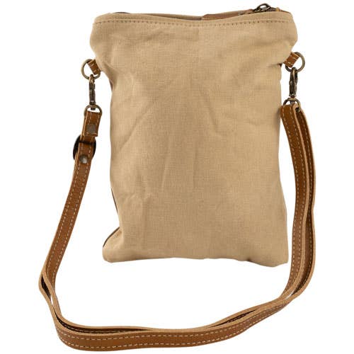 Clea Ray Canvas Bag VINTAGE INSPIRED - HOT AIR BALLOON PASSPORT