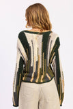 Emory Park - COLOR MIXED CARDIGAN TOP