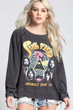 Recycled Karma - 302029 - 630 Pink Floyd Animals Tour LS Burnout Sweatshirt: S / Black