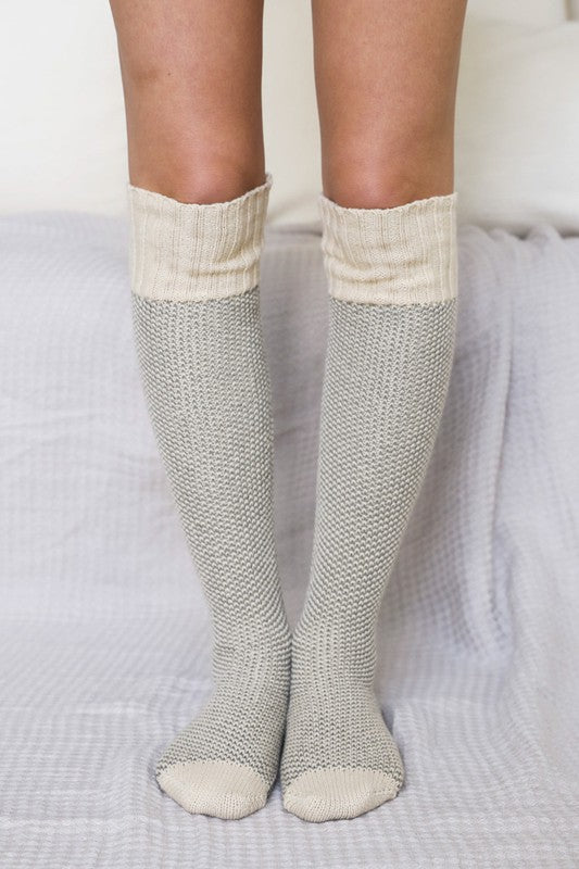 Knitted Lounge Socks (Color Options)