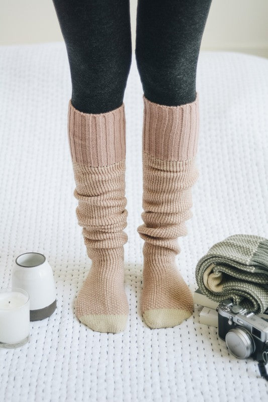 Knitted Lounge Socks (Color Options)