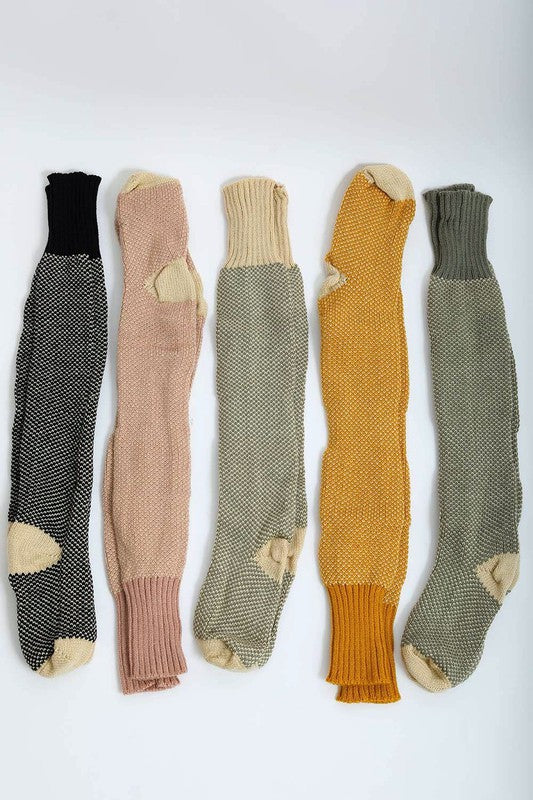 Knitted Lounge Socks (Color Options)