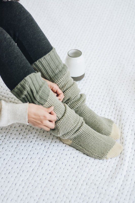 Knitted Lounge Socks (Color Options)
