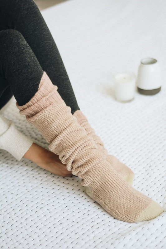 Knitted Lounge Socks (Color Options)
