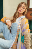 Plush Argyle Knit Cardigan (COLOR OPTIONS)