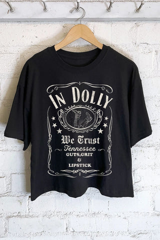 DOLLY PARTON Western Cowgirl Mineral Wash Tshirt
