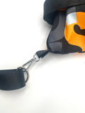 Graffiti Colored Nylon Tote Messenger Bag