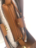 Nannett Lapore Saddle Genuine Leather Bucket Crossbody
