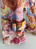 Fiorucci Pink Graphic POP ART Trench Coat 2000