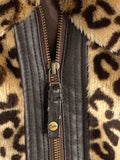 Vintage Candies Leopard Bomber Jacket 80s