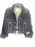 Vintage Fiorucci Black Denim Jacket 80s