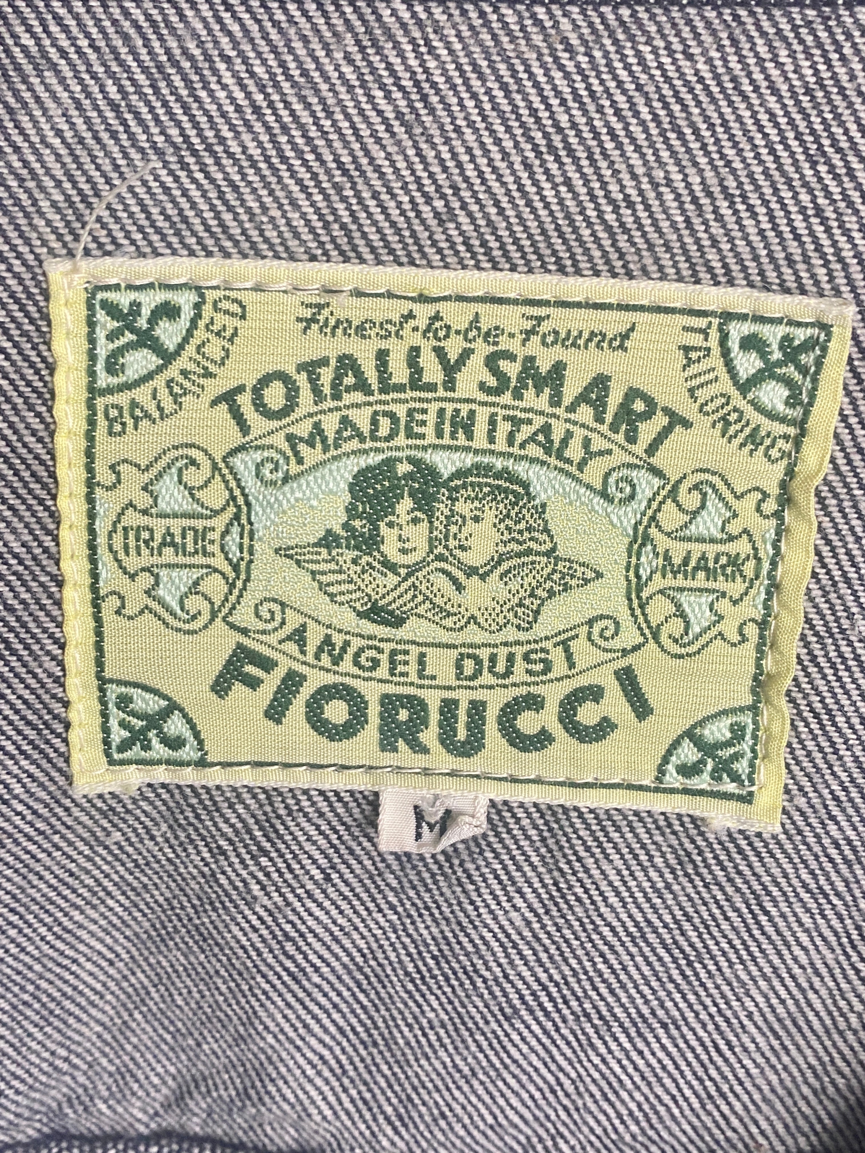 Vintage Fiorucci Black Denim Jacket 80s