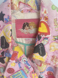Fiorucci Pink Graphic POP ART Trench Coat 2000