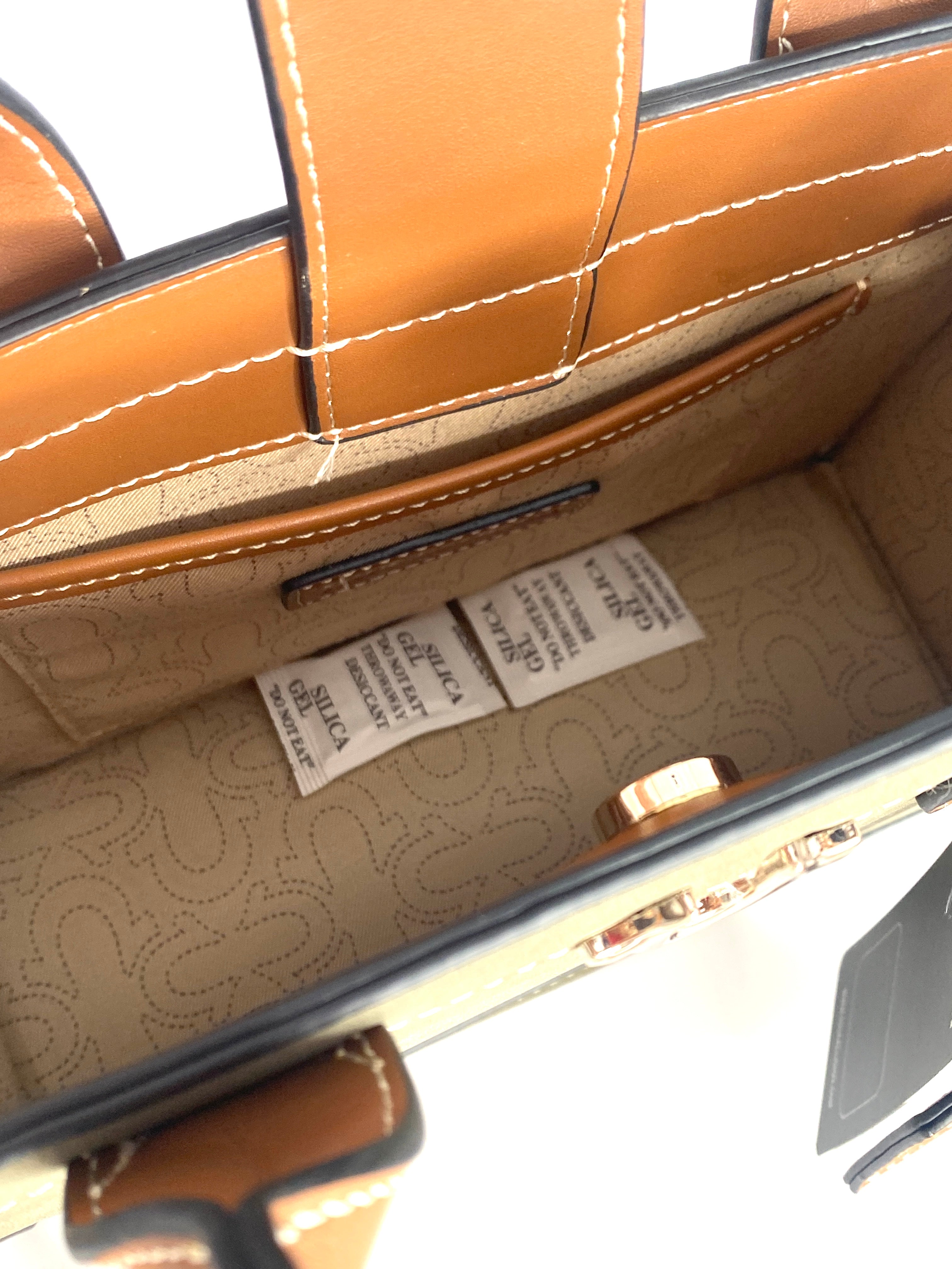TRUE RELIGION Modern Edge Suede Mini Tote