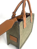 TRUE RELIGION Modern Edge Suede Mini Tote