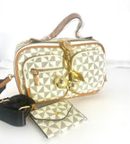 Mini Monogrammed Crossbody Bag (COLOR OPTIONS)