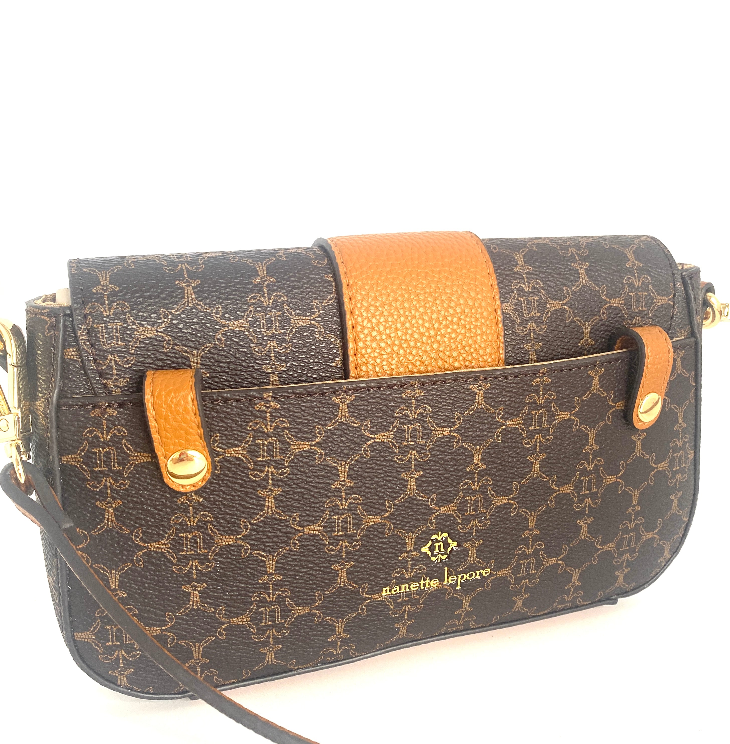 Mini Monogrammed Leather Purse by Nanette Lepore