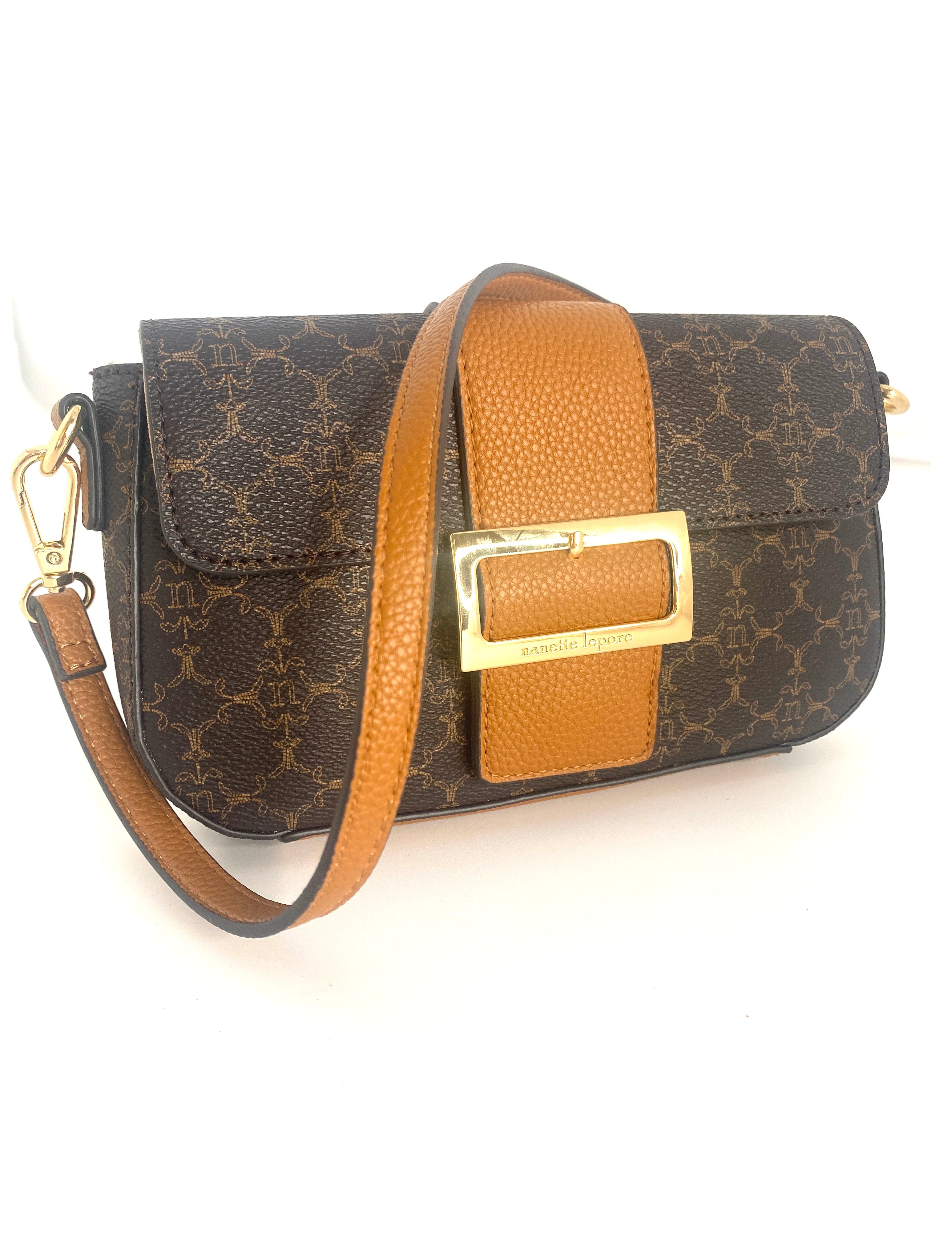 Mini Monogrammed Leather Purse by Nanette Lepore