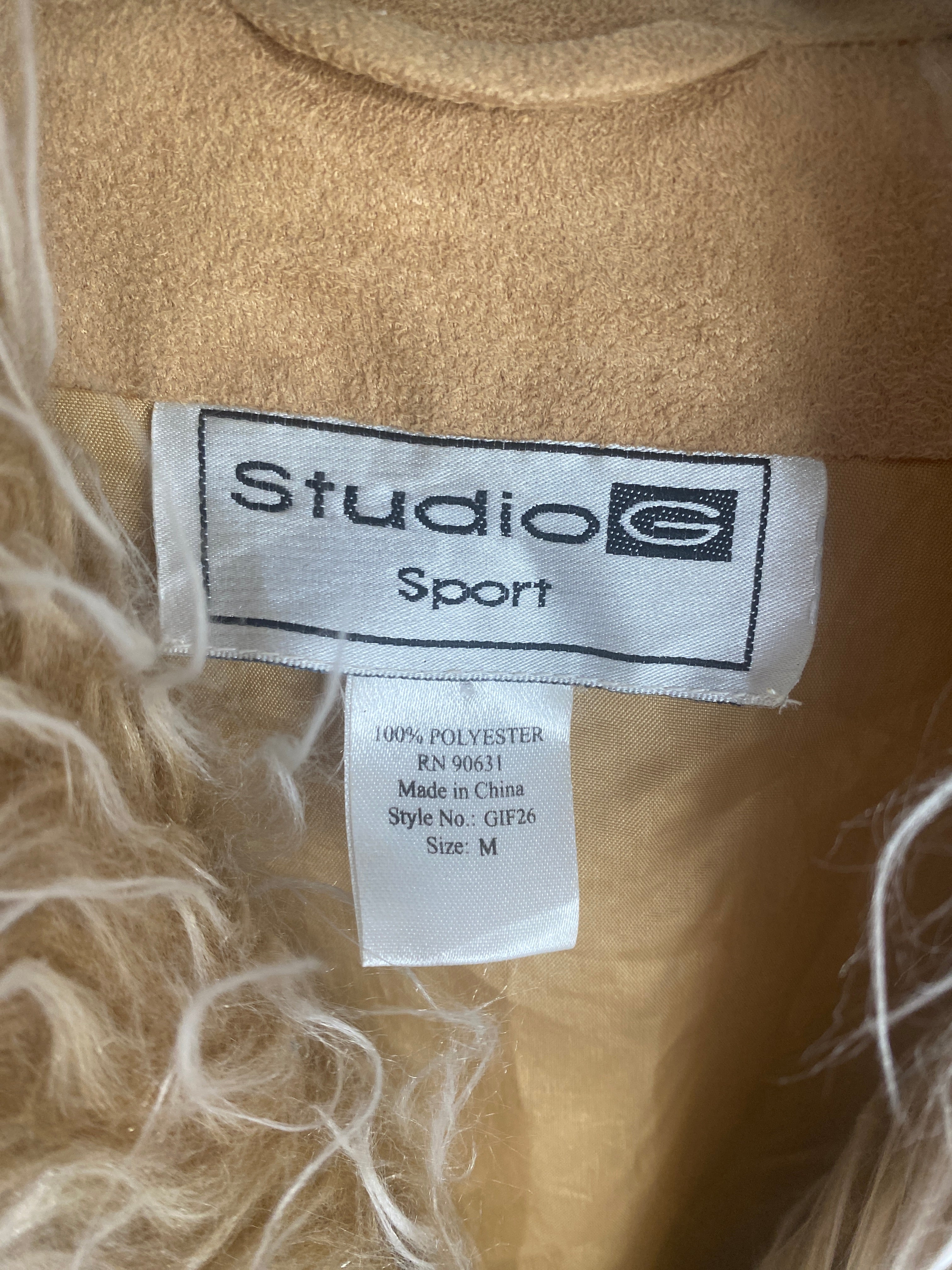 Vintage Wrap Suede Studio G Jacket 70s