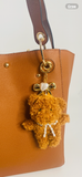 Leather Cognac Leather Tote 2 pieces