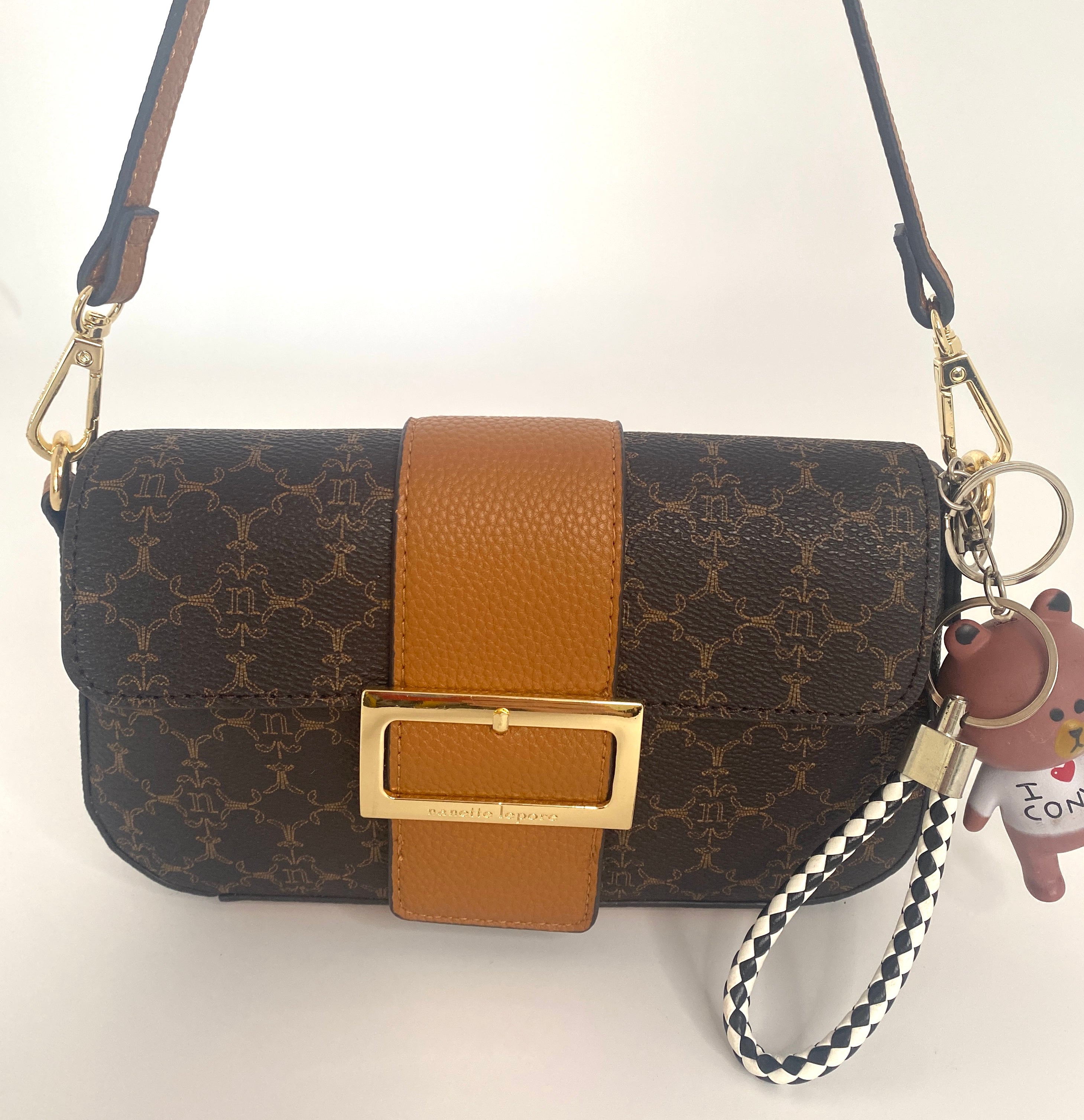 Mini Monogrammed Leather Purse by Nanette Lepore