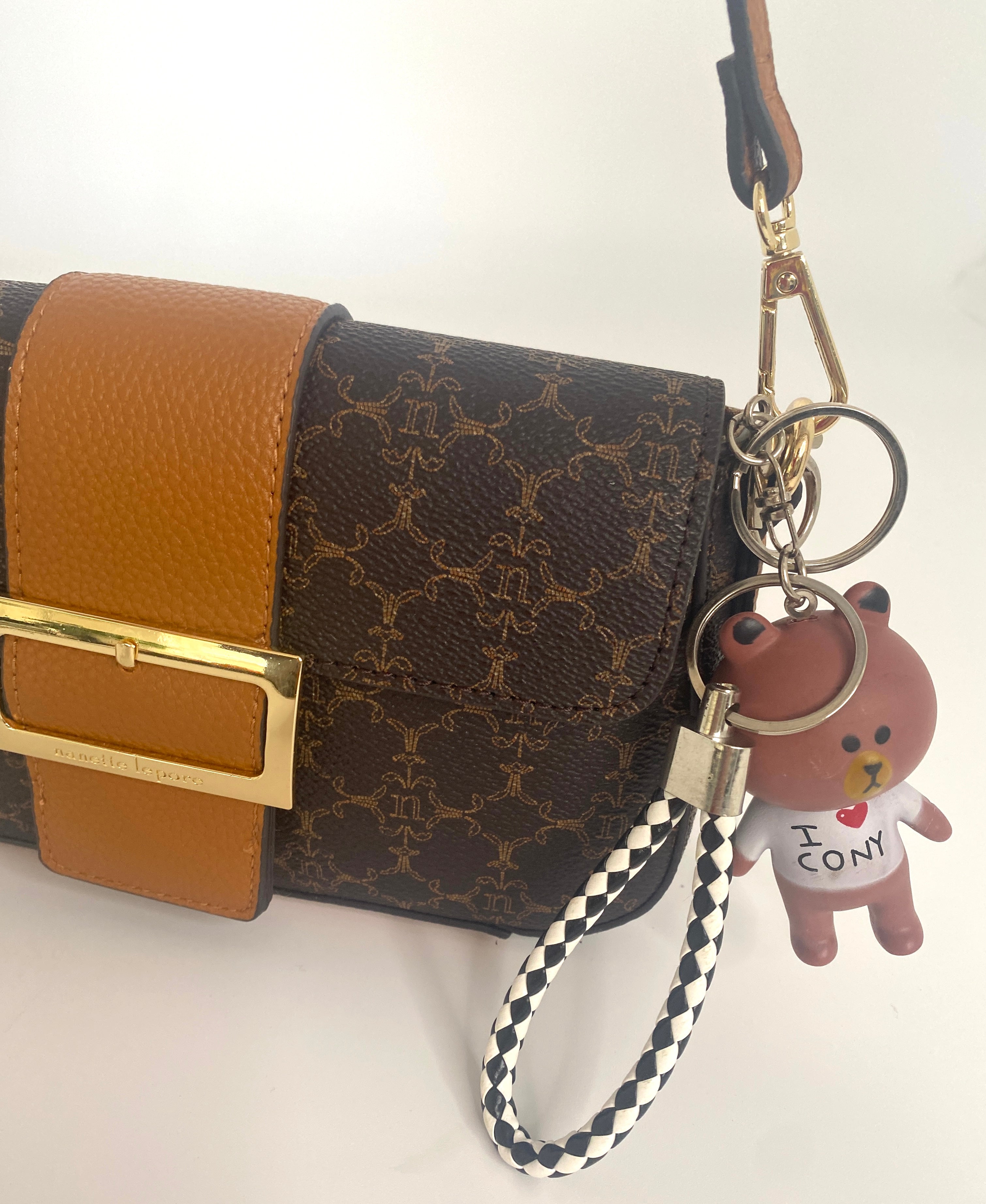 Mini Monogrammed Leather Purse by Nanette Lepore