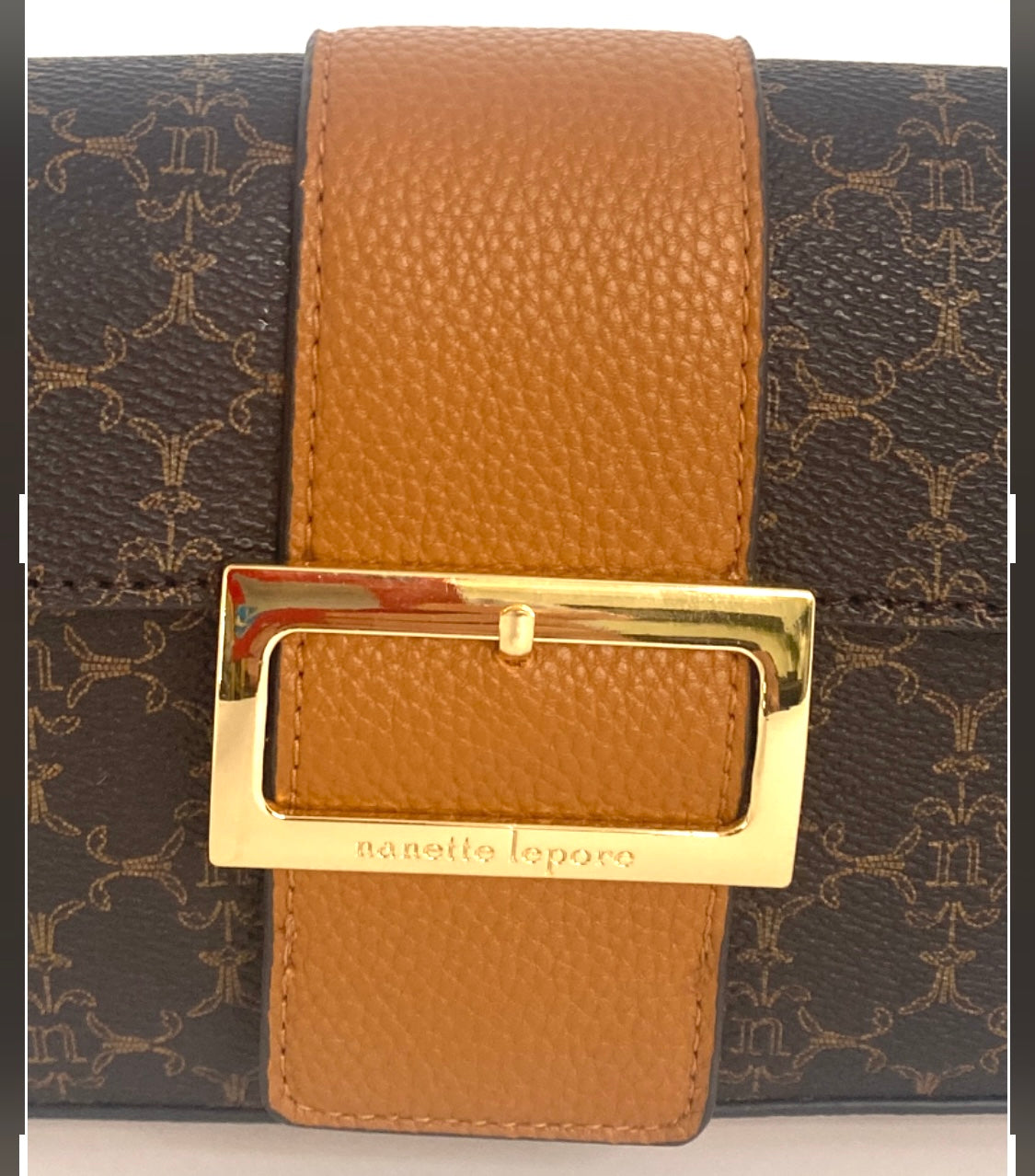 Mini Monogrammed Leather Purse by Nanette Lepore