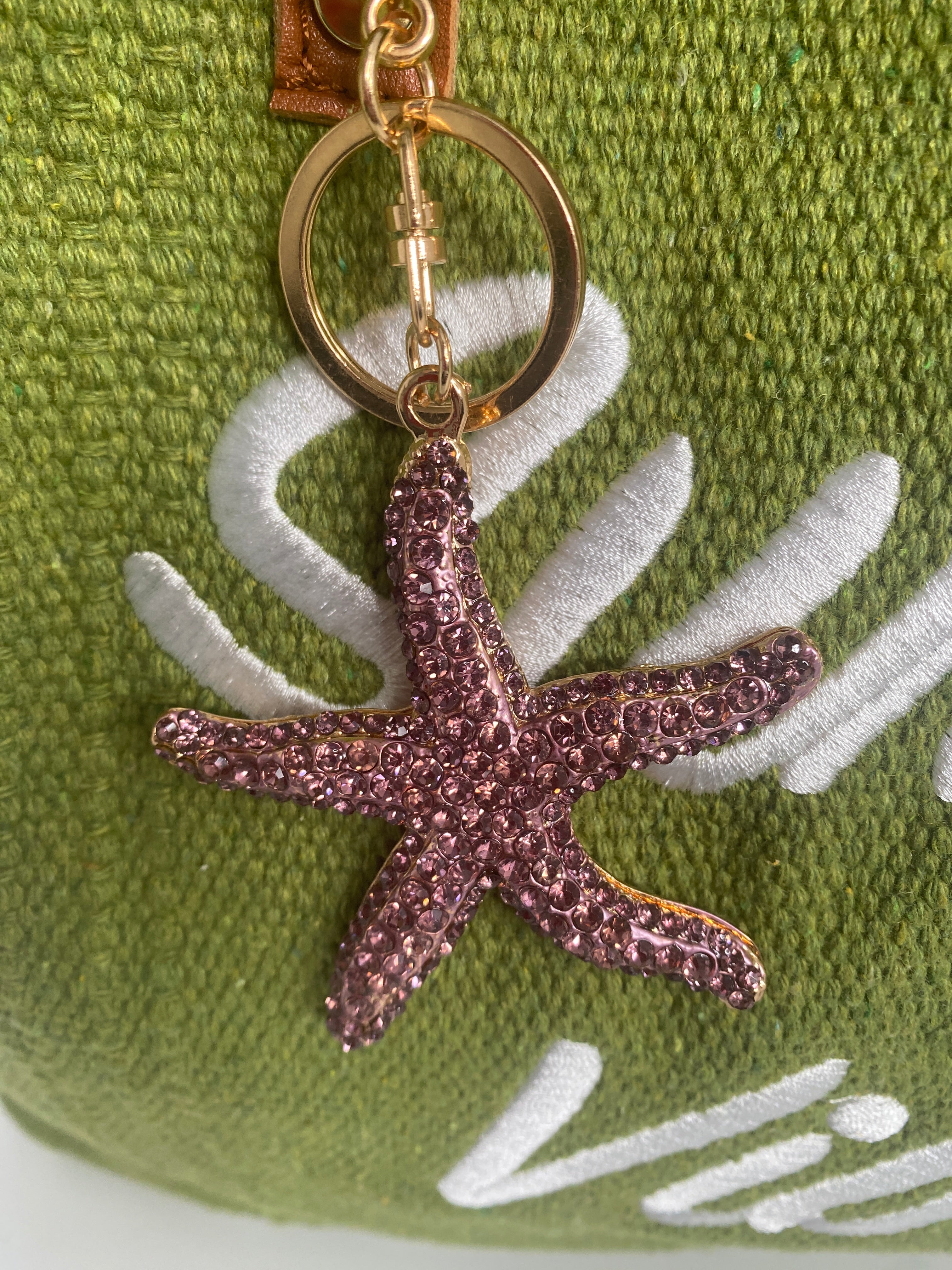 GREEN FRINGE  Beach Weekend Tote Bag