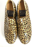 MENS RETRO VINTAGE 70's LEOPARD PLATFORM LOAFERS by CABOOTS