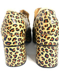 MENS RETRO VINTAGE 70's LEOPARD PLATFORM LOAFERS by CABOOTS