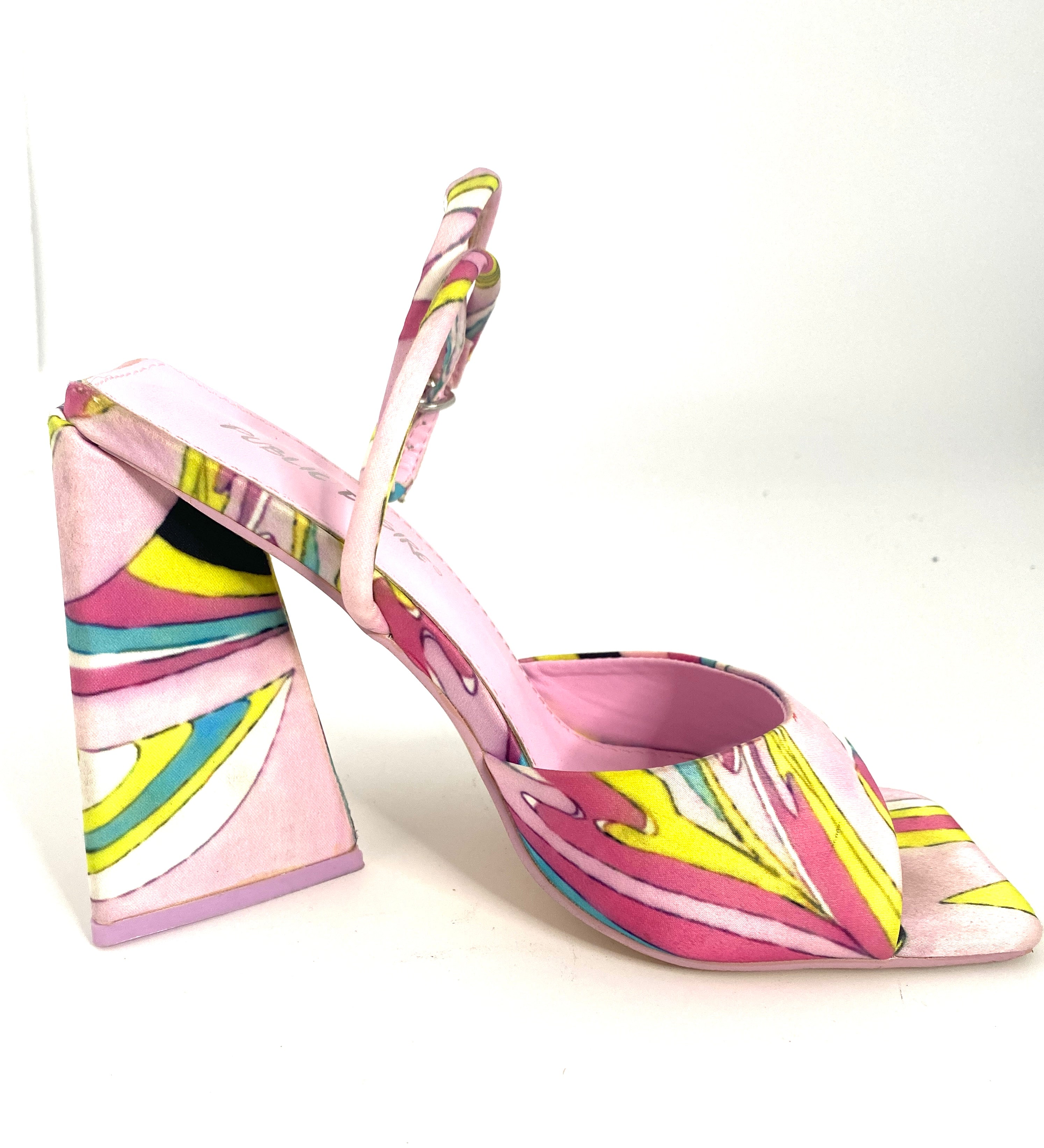 VINTAGE RETRO PUCCI STYLE DESIGN PLATFORMS  80s