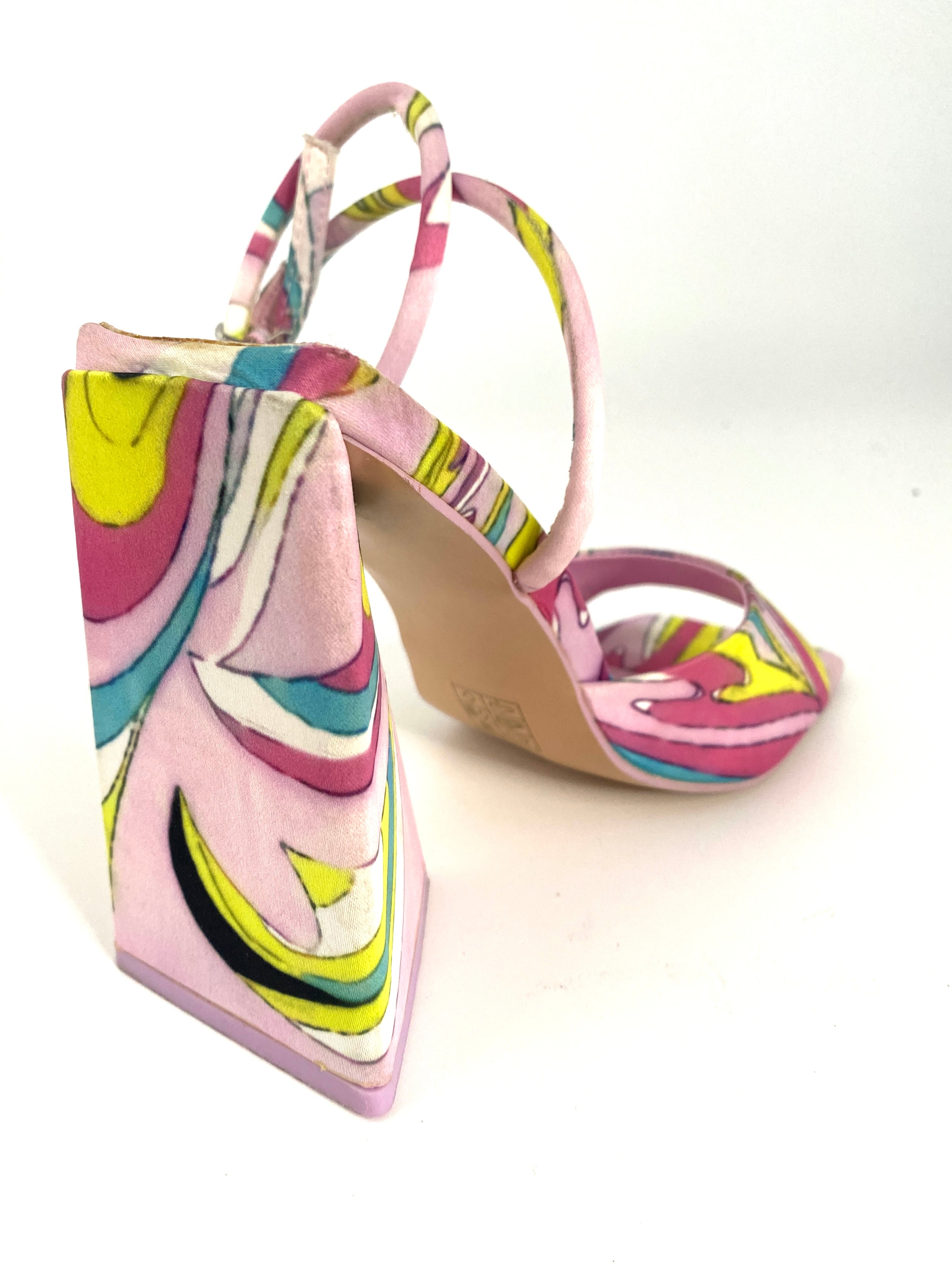 VINTAGE RETRO PUCCI STYLE DESIGN PLATFORMS  80s