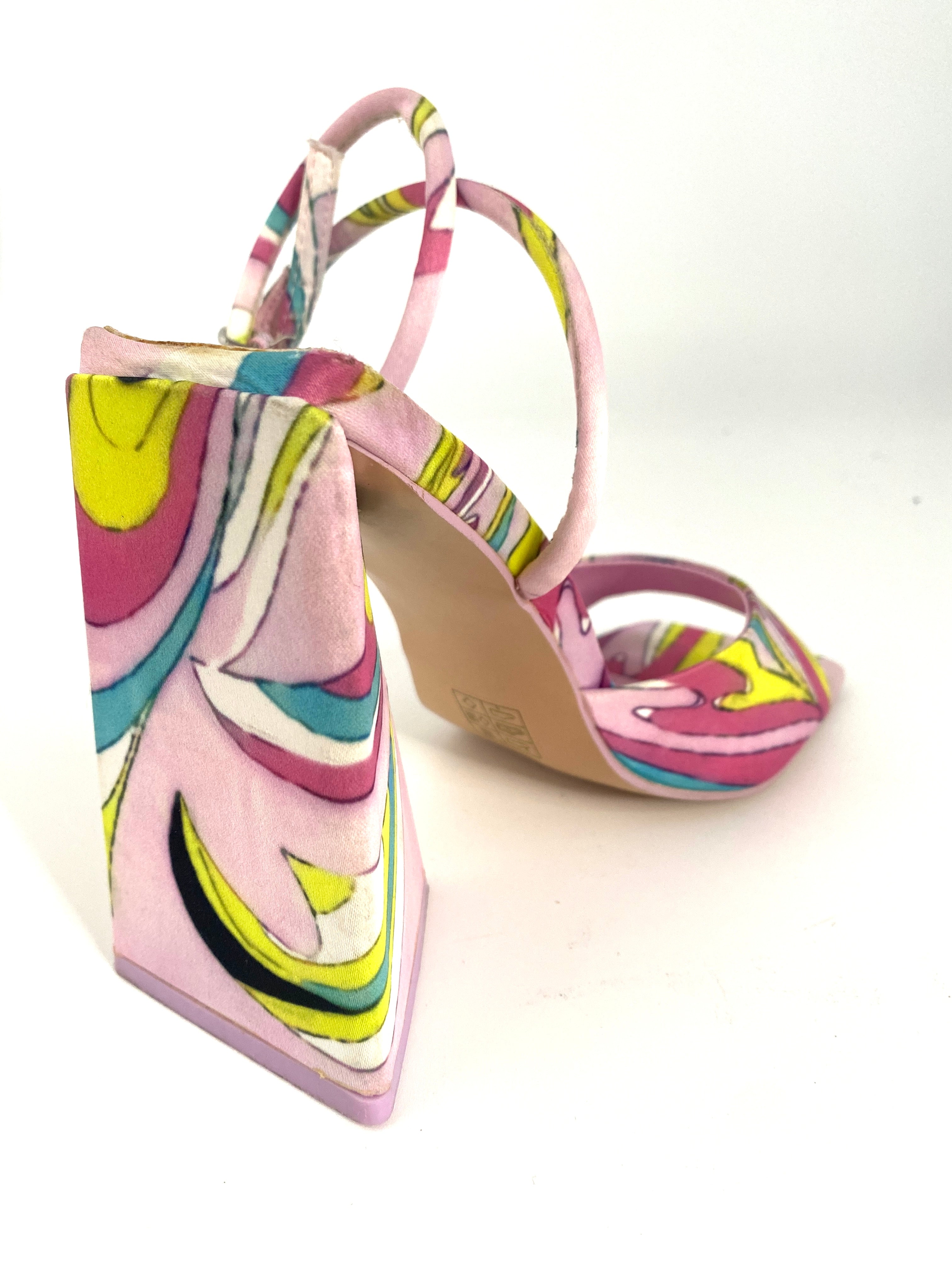 VINTAGE RETRO PUCCI STYLE DESIGN PLATFORMS  80s