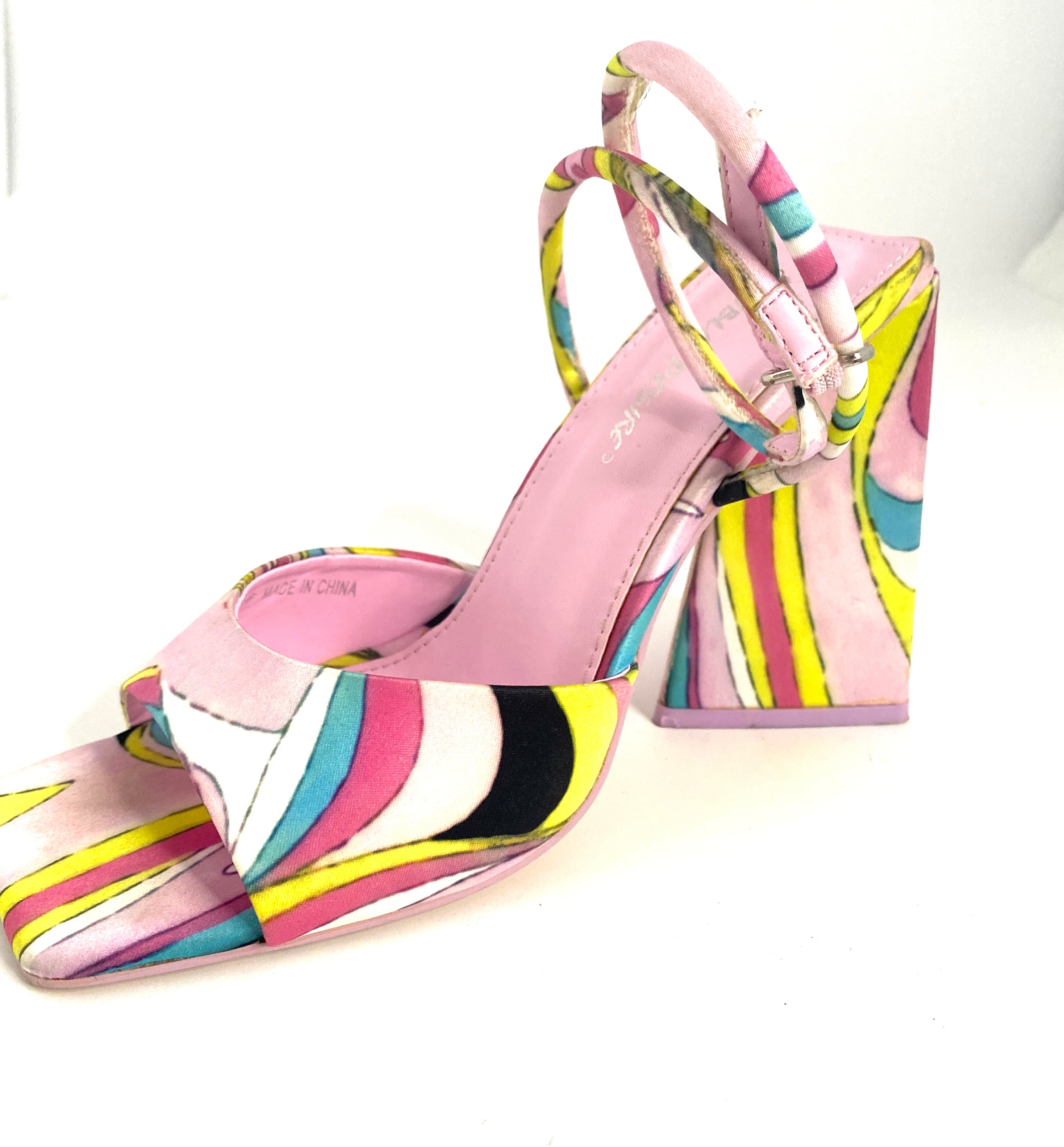 VINTAGE RETRO PUCCI STYLE DESIGN PLATFORMS  80s