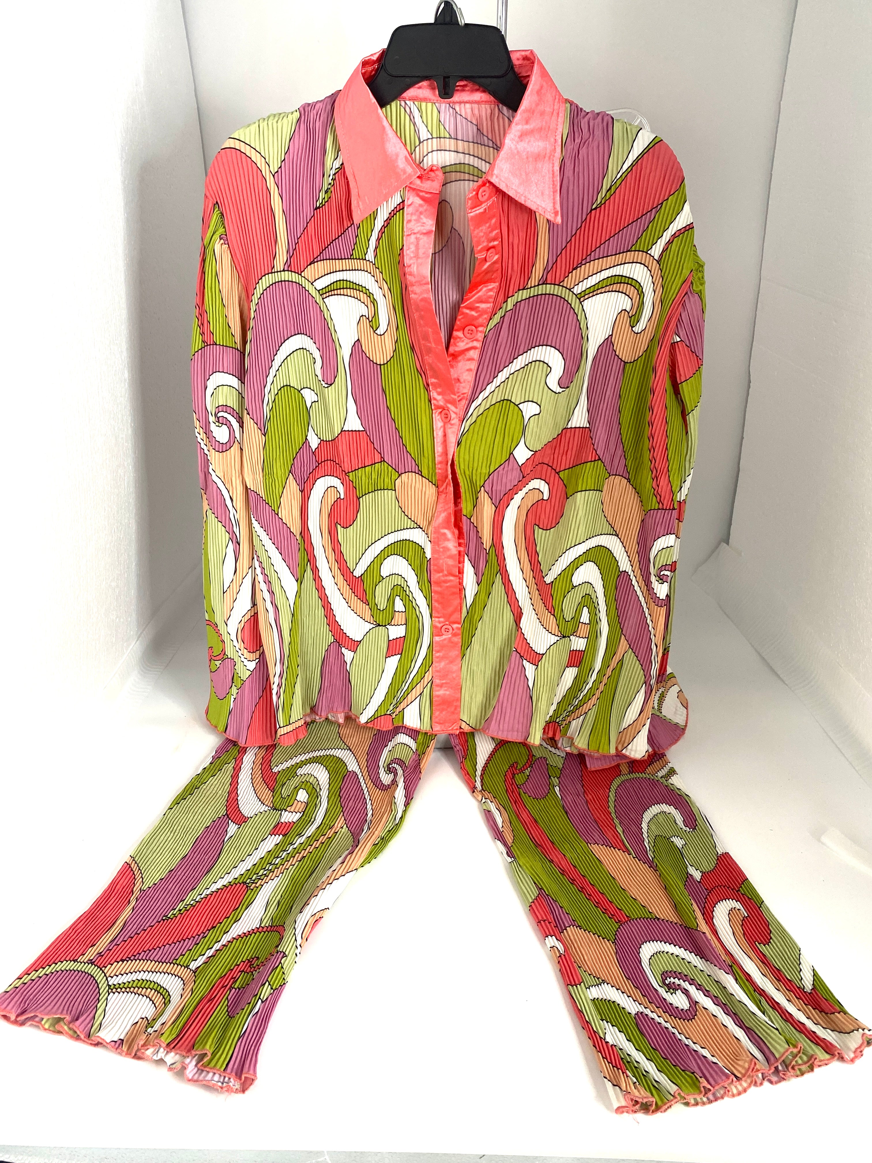 RETRO PUCCI STYLE GRAPHIC 2 PIECE SET 2000