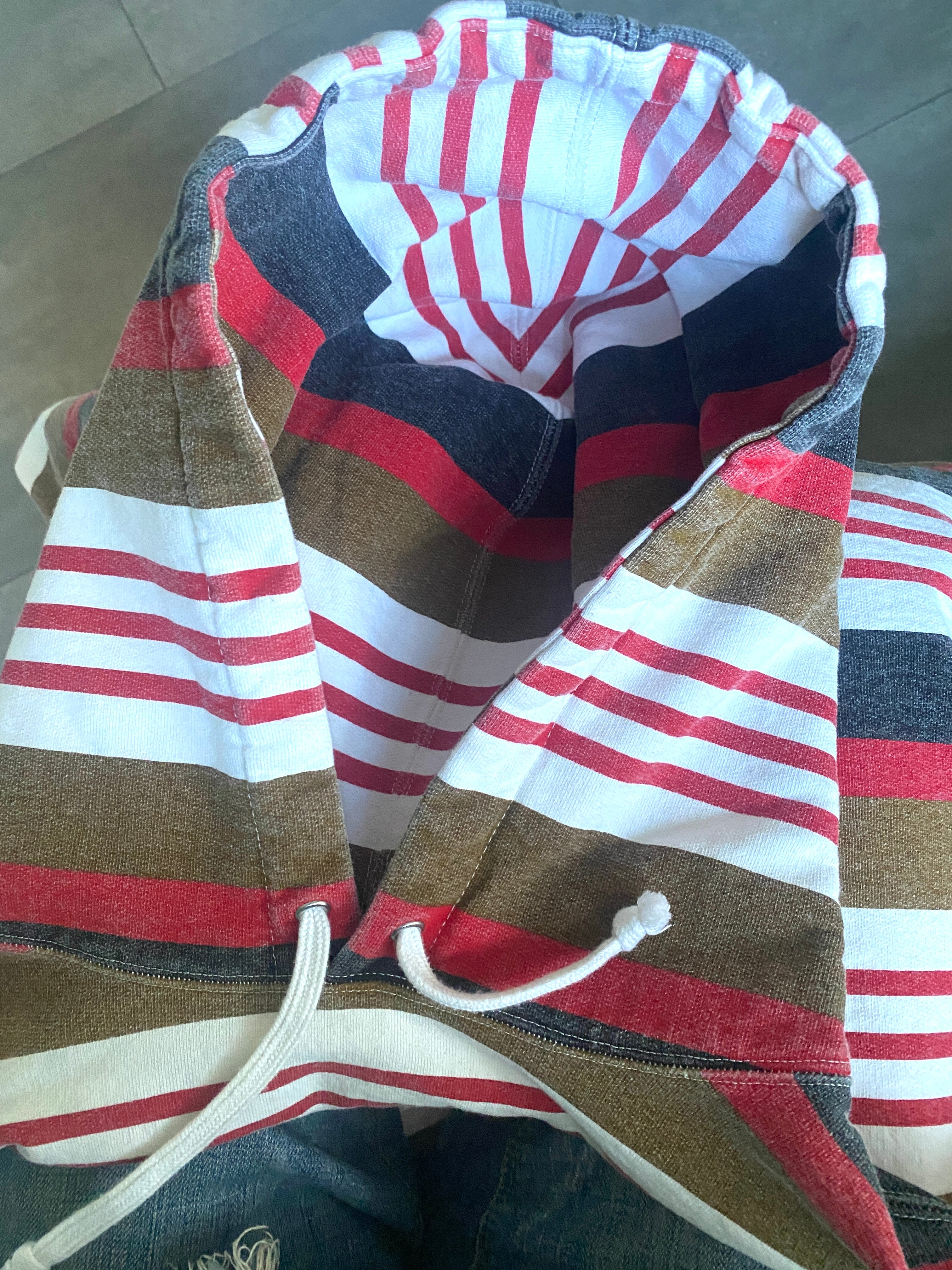 Vintage SUPREME  STRIPE HOODIE 2000