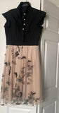 1950s Vintage Retro Swing Butterfly Patchwork Dress