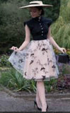 1950s Vintage Retro Swing Butterfly Patchwork Dress