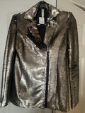 Vintage PRETTY LITTLE LIARS TREND SETTER MOTO Sequins Mural Jacket 2010