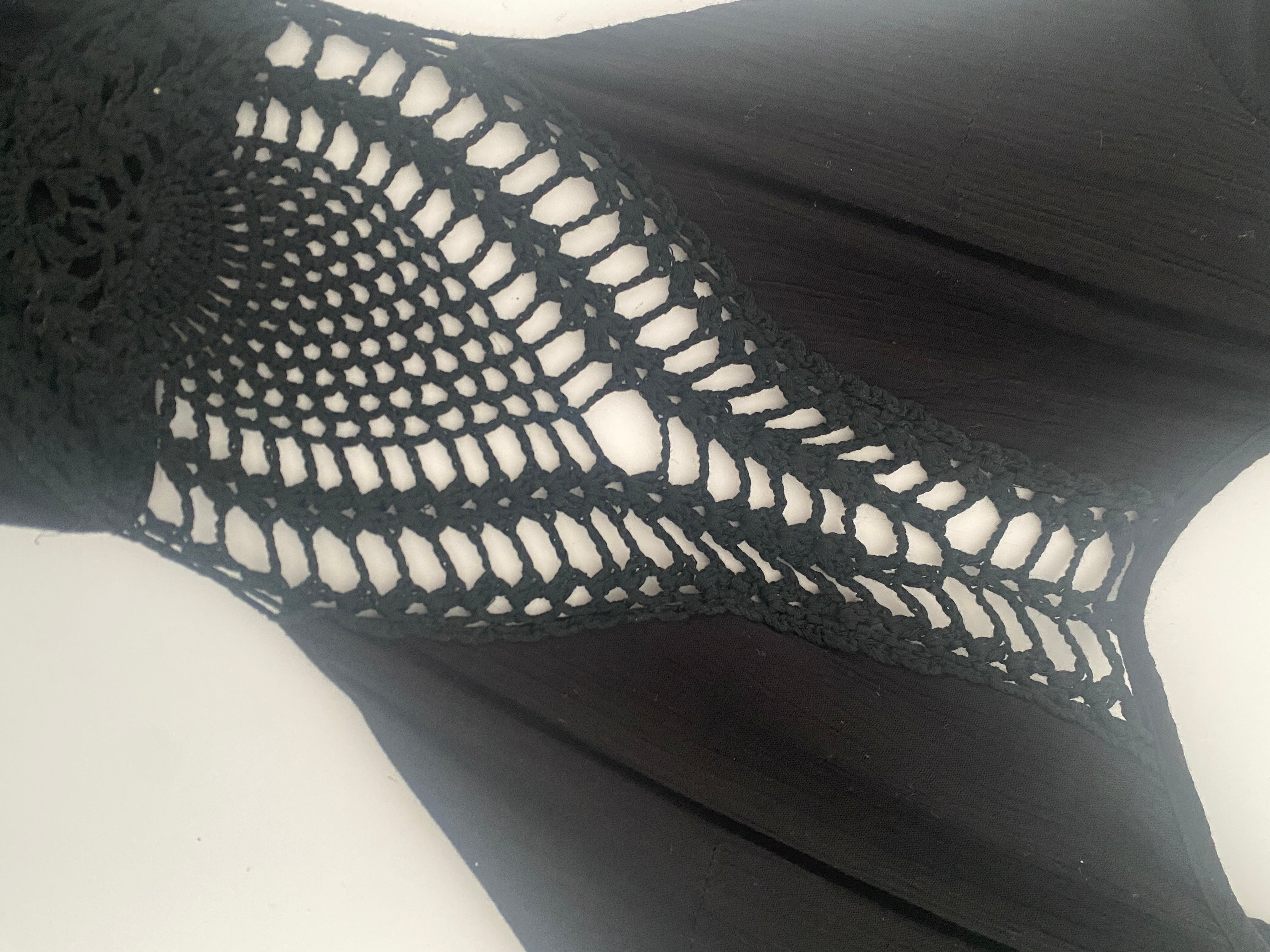 Black Cut Out Retro Dress by MOD