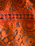 Michael by Michael Kors Paisley Crochet Mini Dress /DeadStock