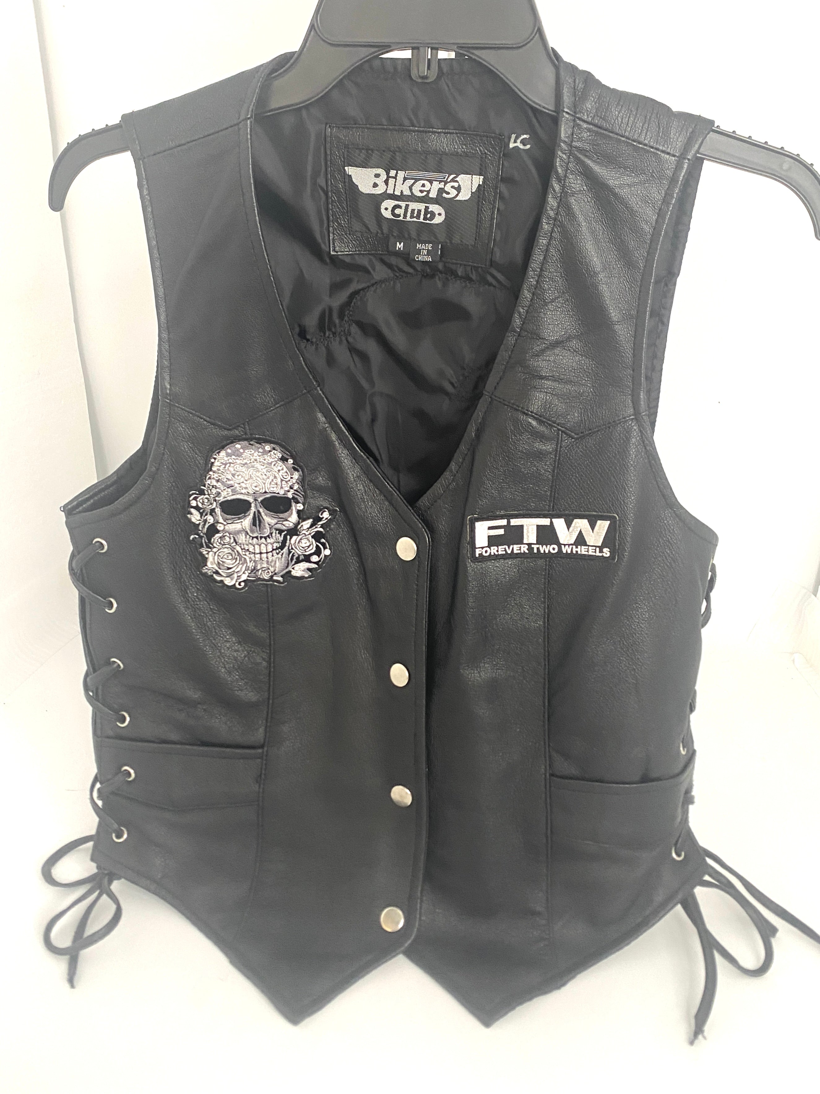 BIKERS CLUB LEATHER VEST 1999