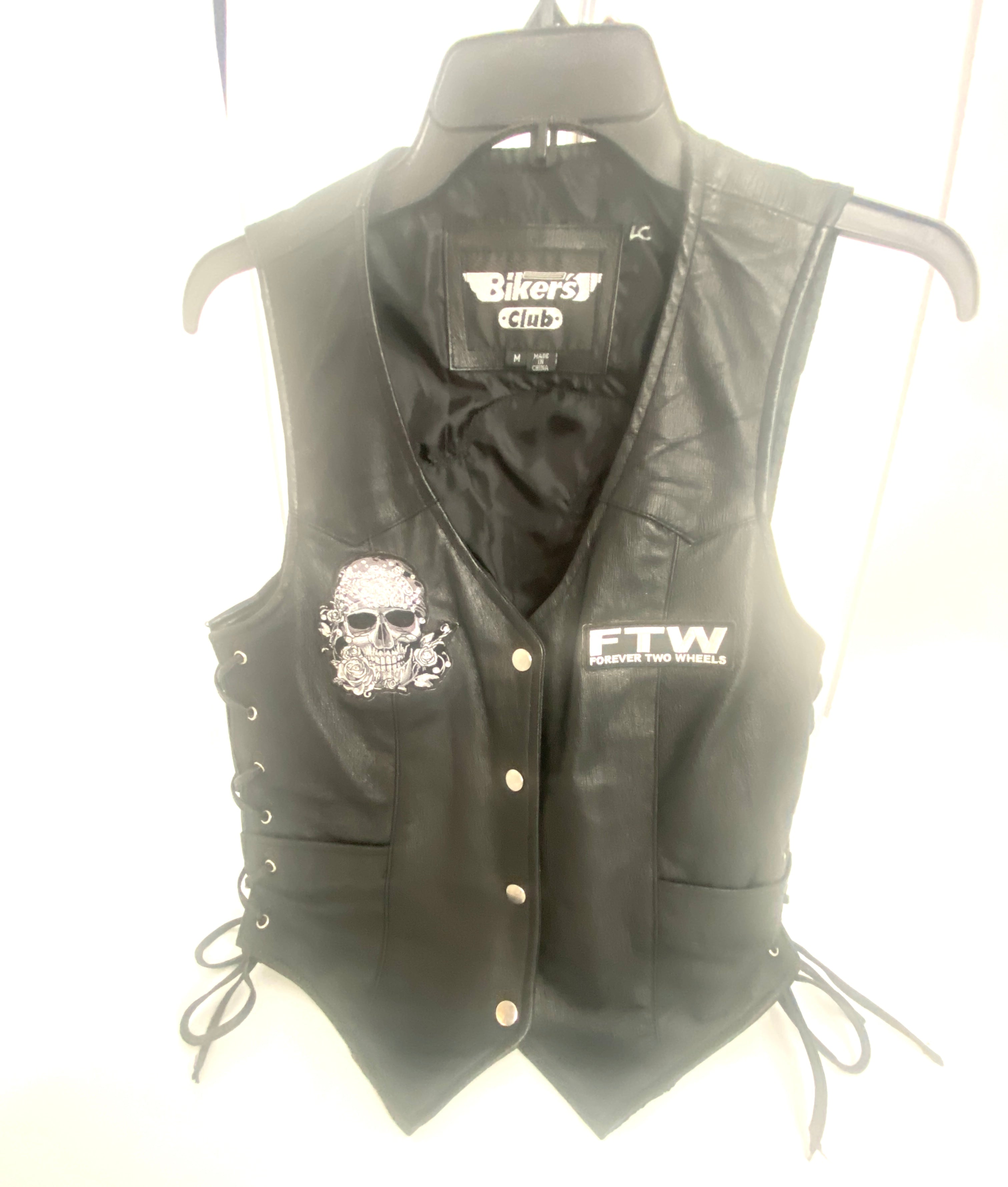 BIKERS CLUB LEATHER VEST 1999