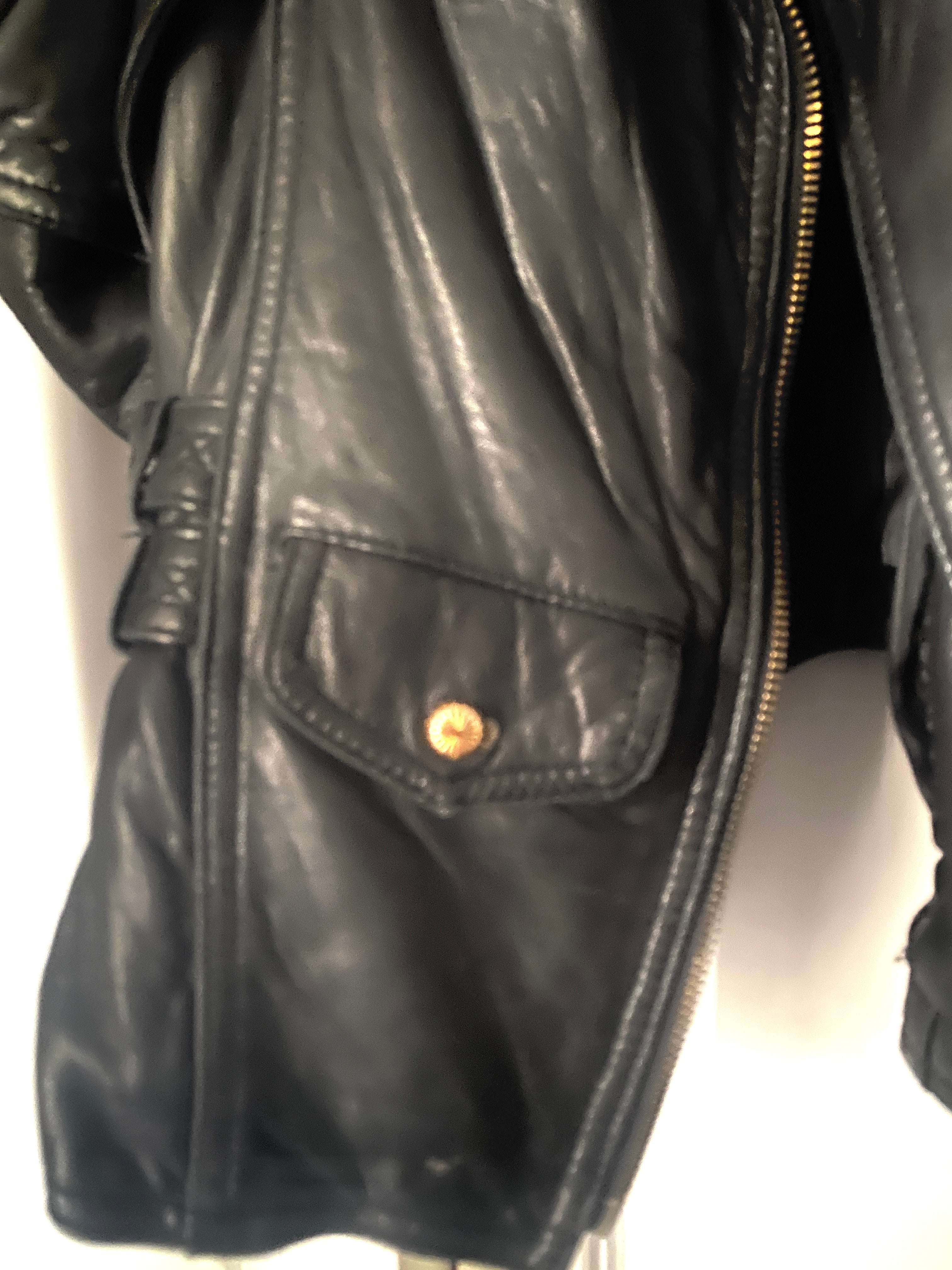 Vintage Studio Siena Womens Moto Jacket 80s