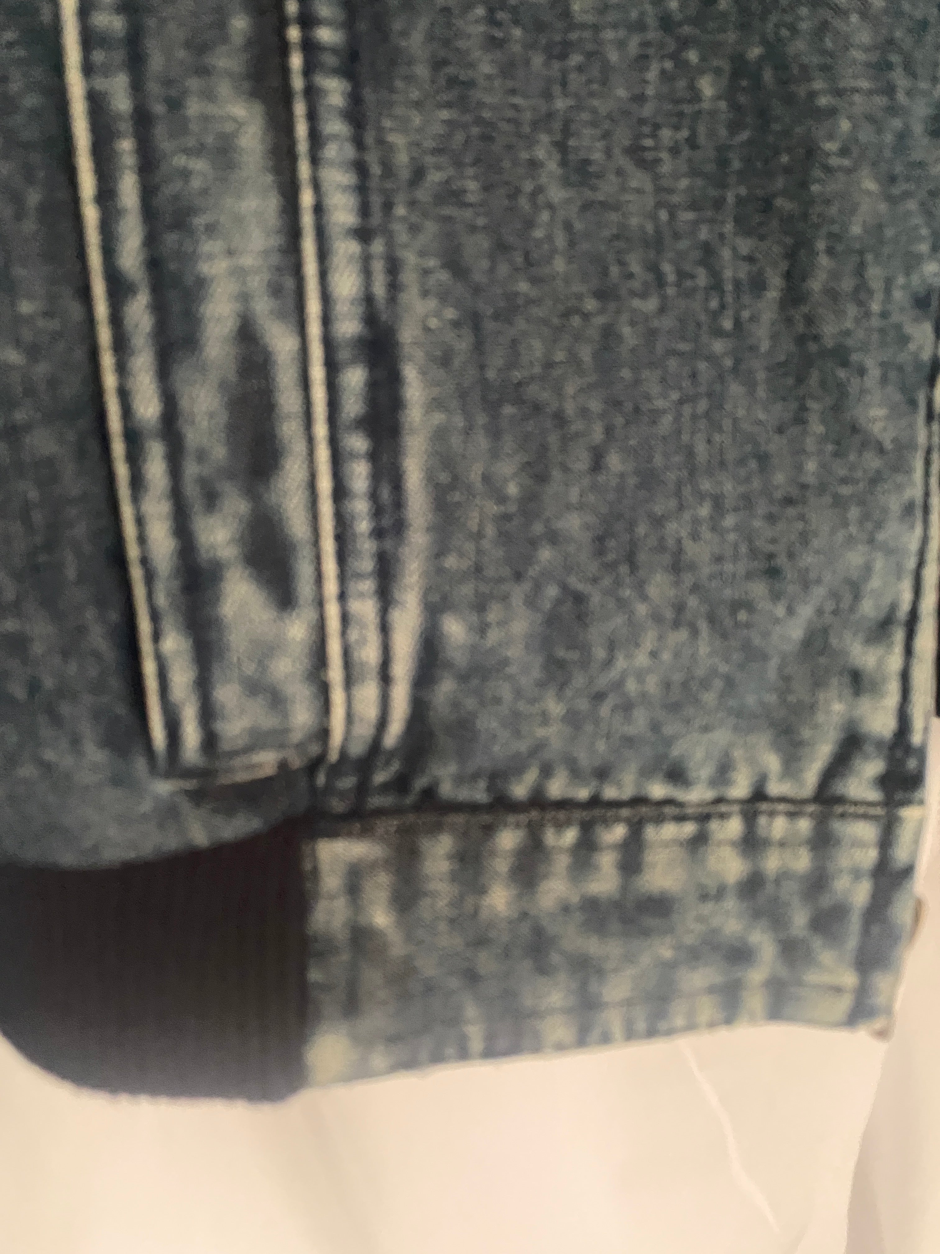 Vintage Liz Claiboren Denim Bomber Jacket 80s