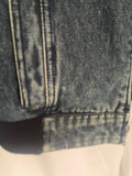Vintage Liz Claiboren Denim Bomber Jacket 80s