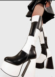 RETRO LAMODA RUNWAY PLATFORM BOOTS