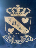 2000 Y2k Blue Velour Juicy Couture Hoodie Zip Up
