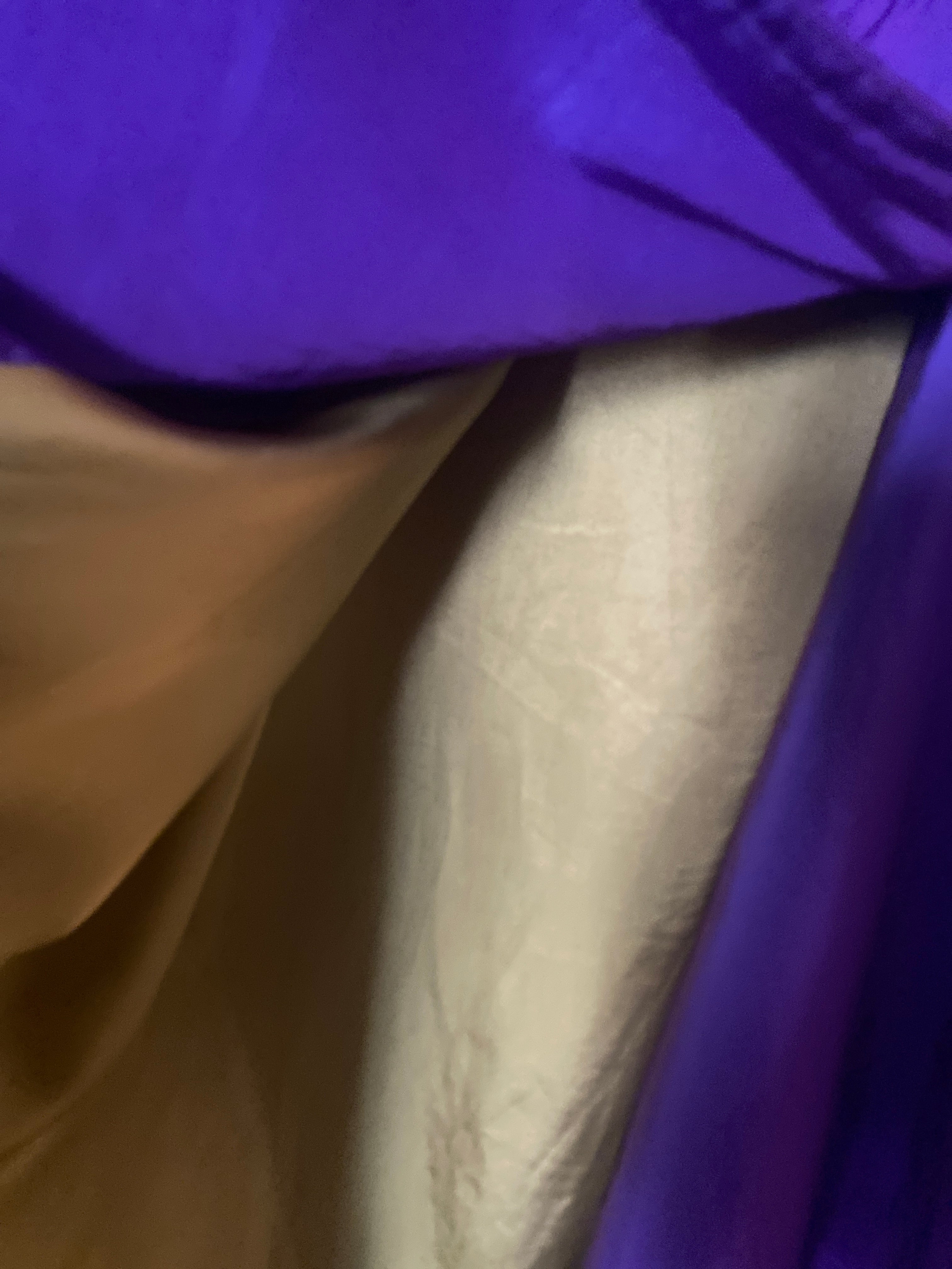 Vintage Shimmery Purple Jones of New York Trench 1980s