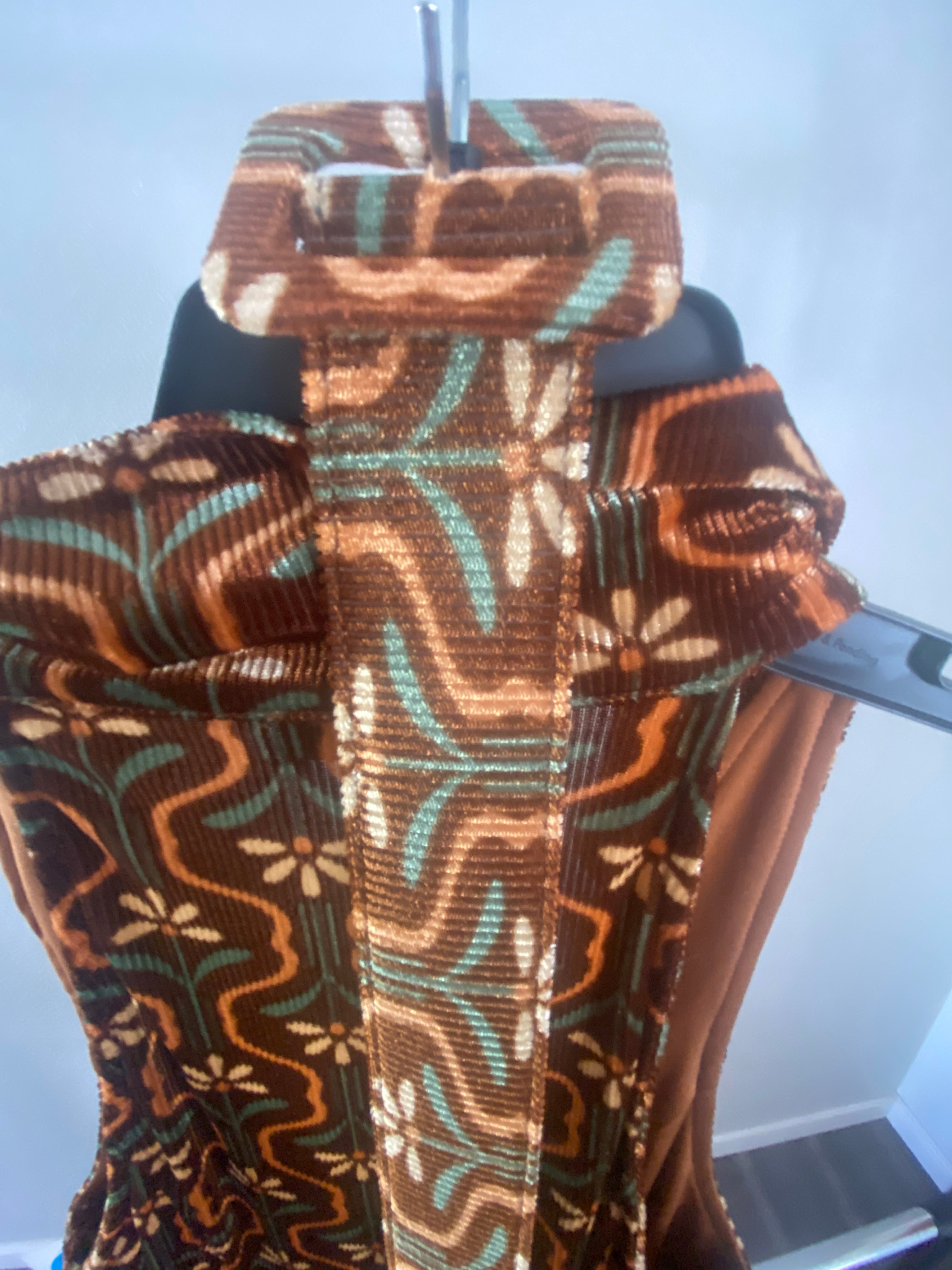 Vintage Velveteen Jumper 70s